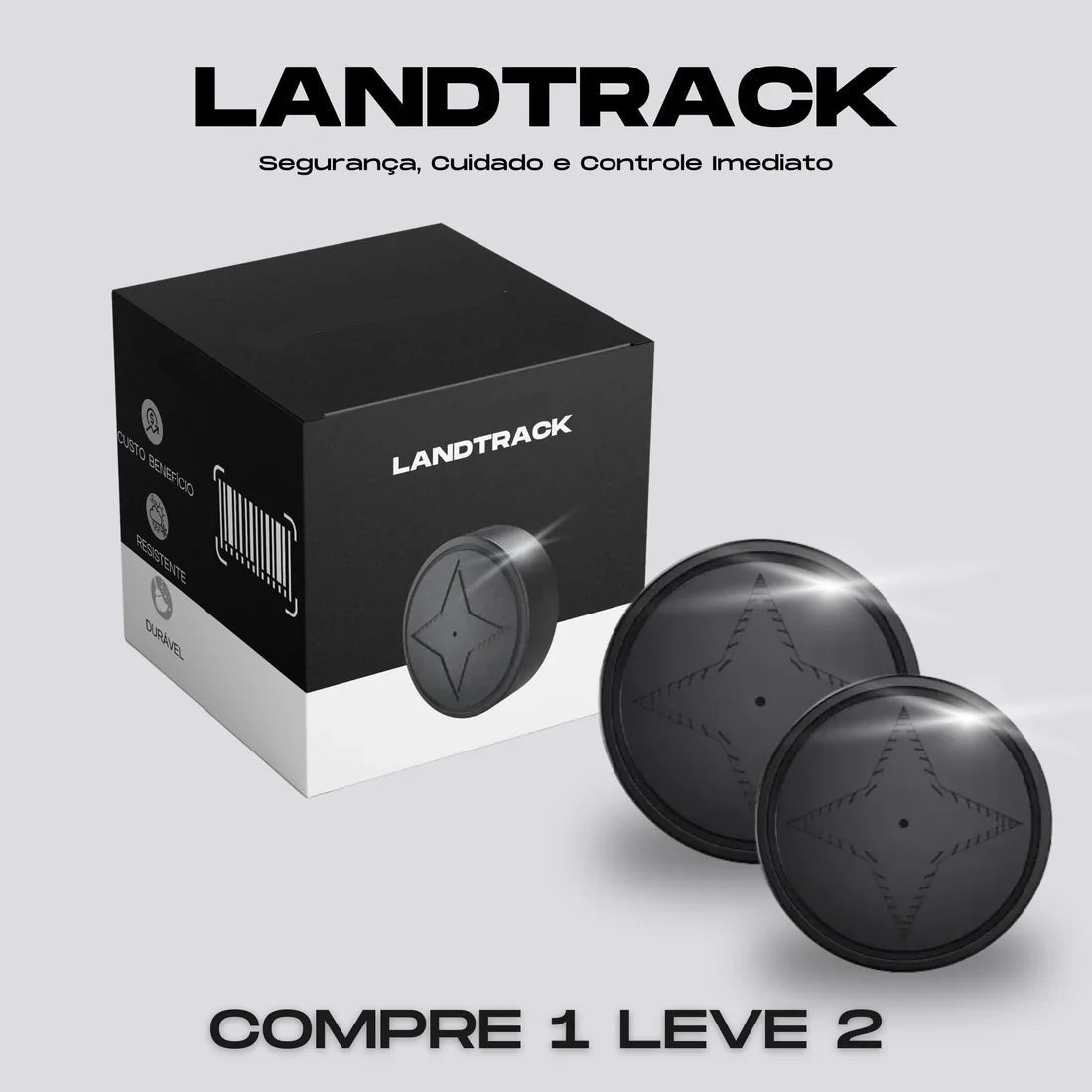 (COMPRE 1 LEVE 2) Mini Rastreador GPS - LandTrack™